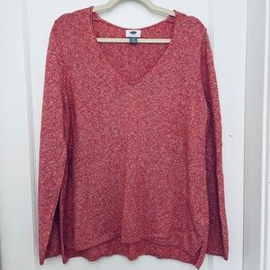 Women's Old Navy Textured Classic V-Neck Pullover Sweater Size. XL